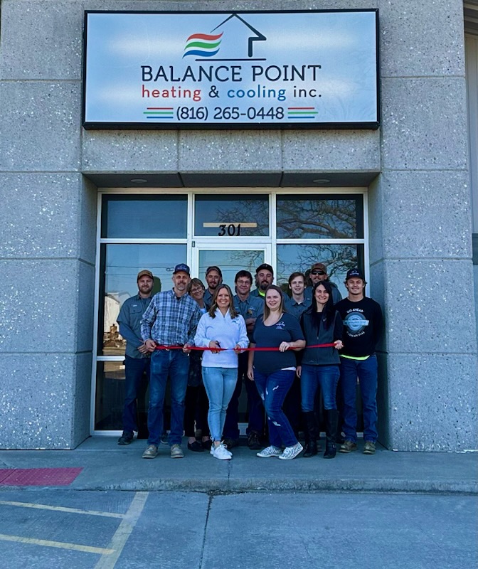 Balance Team at their ribbon cutting